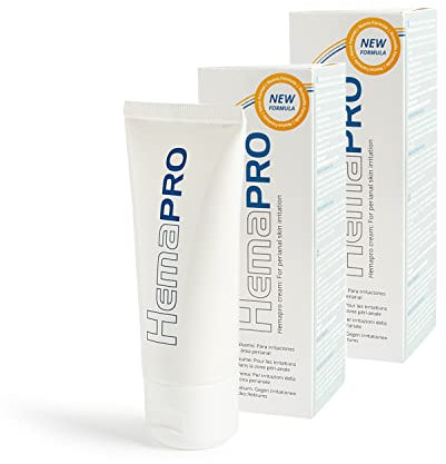 Hemapro – Pack 2 Crème Naturelle pour le traitement des hémorroïdes à effet immédiat