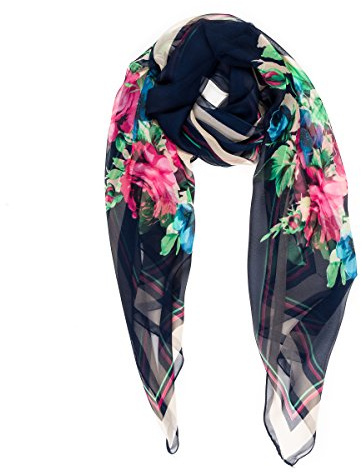 Pañuelos Fular Foulard Mujer Bufandas Estampado Diseño Español para Verano y Otoño (HCU10)