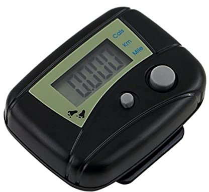 Contapassi Mini Contapassi Elettronico Preciso Contapassi Portatile Contapassi LCD Contatore Calorie A Piedi Con Clip Per Passi A Piedi Miglia/Km Contapassi Nero