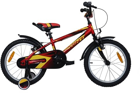 DEPORBIKES Bicicleta 18 Pulgadas niño | Bicicleta niño 6-9 años + Frenos V-Break + Estabilizadores + Cuadro Acero | Segura y Resistente