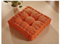 1 Coussin rembourré pour Chaise de Jardin, Chaise de Salle à Manger, Fauteuil (Orange, 40x 40 cm)
