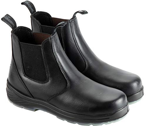 Thorogood 804-6134W080: 6″ Black Quick Release Station Boot Safety Toe with Translucent Bottom, 80W