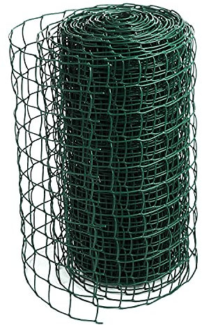 50mm Green Climbing Plant Support Plastic Garden Mesh Trellis Fence 0.5m x 5m