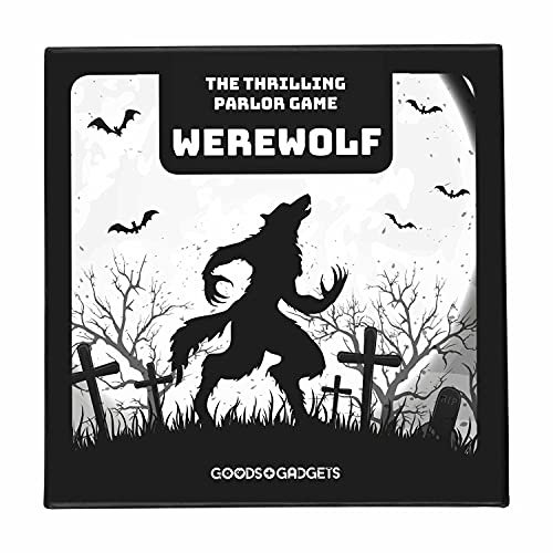 GOODS+GADGETS Original Werewolf Card Game DELUXE Party Game with Expansion - Werewolves Role Playing Game Classic - 45 Card Edition with 30 different characters! ENGLISH VERSION