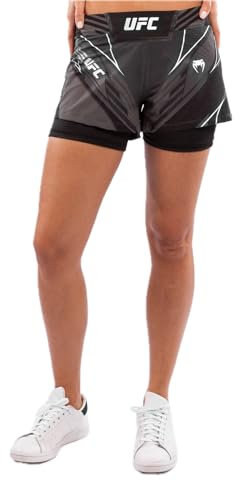 Venum Damen UFC Authentic Fight Night Women's Fit Shorts, Schwarz, Large