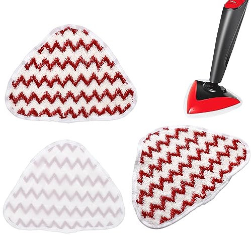 GIGIIS Dampfreiniger Ersatzbezug für Vileda Steam 3 Stück Dampfbesen Ersatztücher Dampfreiniger Ersatzbezüge für vileda Fangen Schmutz Staub und Ablagerungen von Ihren Böden Auf