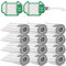 Arcets Lot de 12 Sacs en Microfibre compatibles pour Kobold VK7S VK7 FP7S FP7-12 Sacs Aspirateur + 2 Filtres Moteur
