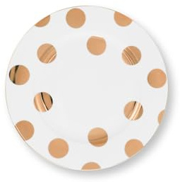 PiP Studio Dot Delight frukosttallrik vit-guld 23 cm