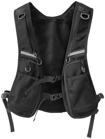 Sarini Hydration Ryggsäck Löpväst Pack Lätt vattenryggsäck för löpning Cykling Vandring och utomhussporter Andas och bekväm hydrering