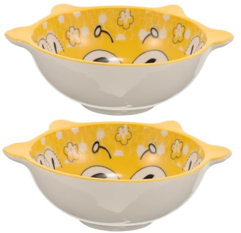 WEKADRIN 2 Pz ciotola per ciotola ramen ciotola per ramen scodelle per zuppa ramen bowls beetzee bumble di ringraziamento piccola ciotola di salsa ciotola da portata ceramica