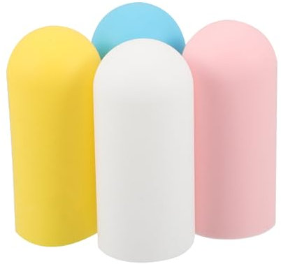 VICASKY 4pezzi Custodia Protettiva in Silicone Per Bottiglie Viaggio Riutilizzabile Ed Elastico Per Toeletta Profumi Prodotti Per Per Accessori Per Bagagli Aerei