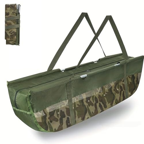Fishing Cradle Bag, Portable Organizer for Carp Fishing, Foldable Boat-Shaped Design with Zipper, Coarse Fish Protection Gear for Safe Tackle