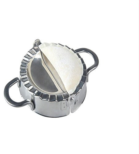 ZY Eco-Friendly Pastry Tools Stainless Steel Dumpling Maker Wraper Dough Cutter Pie Ravioli Dumpling Mould Kitchen Accessories (7.5cm)