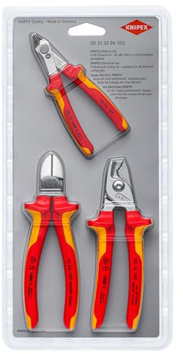 KNIPEX Elektro-Schneidset in Blister, 00 31 30 BK V02