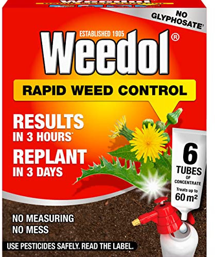 Weedol Rapid Concentrate Tubes, 6 Pack