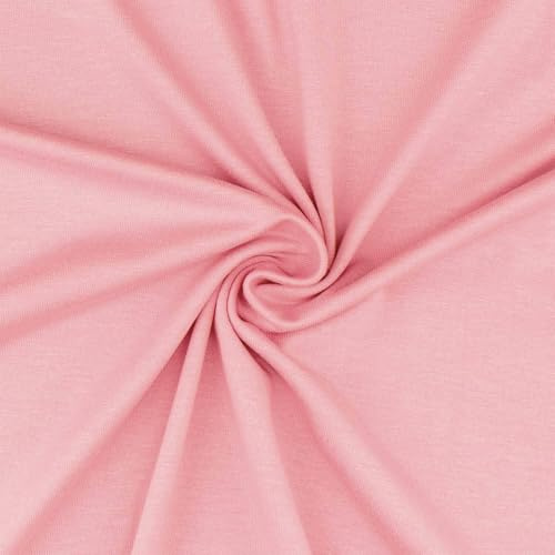 Viskose-Jersey Stoff, elastisch, uni rosa (Länge am Stück: ab 50cm / Breite: 150cm)