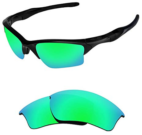HiCycle2 Lentes polarizadas de repuesto para gafas de sol Oakley Half Jacket 2.0 XL OO9154 – Varias opciones, verde, Oakley Half jacket 2.0 XL
