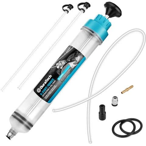 DURATECH 500cc Engine Oil Extractor Fluid Suction Pump| Keeps Engine Bay Clean with Oil Syringe | Oil Syringe and Fluid Extractor Change Engine Oil Efficiently | Suction Pump for Variety Applications