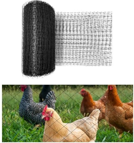 Garden Netting, 2.1m x 15.m Bird Netting for Garden, Bird Netting with 40Pcs Cable Ties 15x15mm Mesh Reusable Garden Mesh for Vegetables Fruits Flower Ponds Tool Set (E)