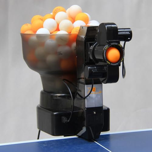 Ping Pong Robot Robot da Ping Pong Macchina da Ping Pong Adatta al Tavolo da Ping Pong, Compatibile con la Rete da Ping Pong per l'allenamento con Le Palline da Ping Pong