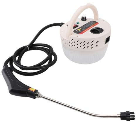 Fafeicy Nettoyer à Vapeur à Haute Pression 1500W Machine de Nettoyage à Vapeur Portable pour la Cuisson de la Graisse à la Maison avec Une Chaussure en Nylon Métallique Complète - Accessoires - Kit