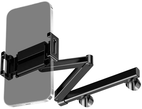 Générique Support pour Tablette d'Appuie-tête Auto | Accessoires Auto pour Porte-Tablette de Siège Arrière,Support Mobile Rotatif 360° Et Organisateur De Rangement pour Siège Auto