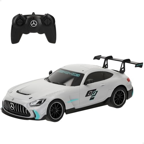 COLORBABY RASTAR Coche RC Mercedes AMG GT2, Escala 1:24, Réplica Oficial, Mando radiocontrol, Puertas abatibles manuales, Detalles fieles, Ideal para coleccionistas, para niños Desde 6 años (41373)