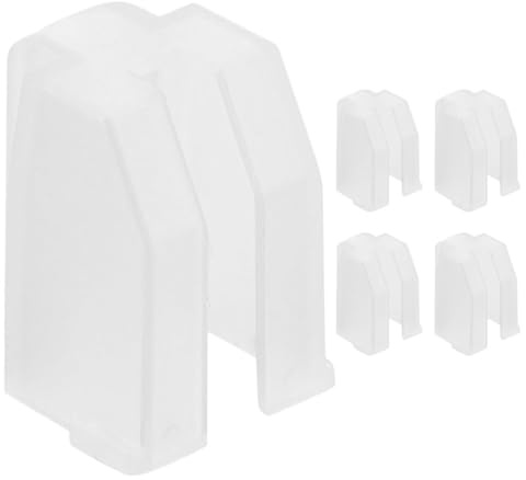 UTHCLO Funda Protectora para Aguja de Tocadiscos Vinilo, 5 Piezas, Cubierta Plástica Compatible, Evita Estática, Accesorio para Repuesto de Aguja en Gira-discos
