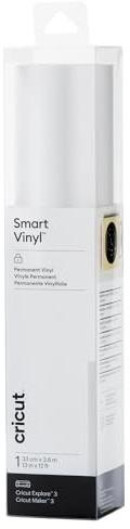 Cricut 2008619 Smart Vinyl Permanent 1 Sheet Shimmer Silver 3.6m (12ft)