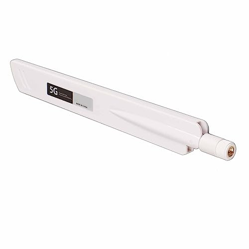 AZ7795G 5G-antenn, 18dbi High Gain SMA Rundstrålande Antenn, 600‑6000mhz Fullbandsantenn för Routrar Trådlös DTU-övervakning(Vit)