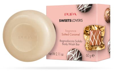 Pupa Sweets Lovers Bagnodoccia Solido Fragrance Salted Caramel, 60 gr
