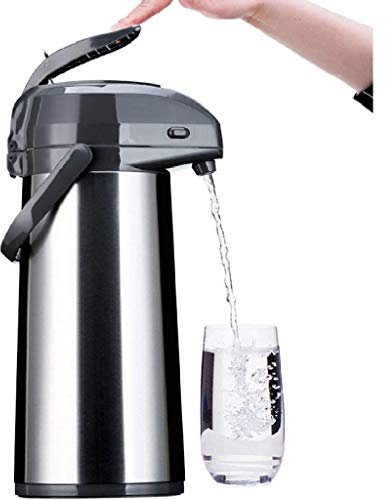 Thermoflasche - Isolierte Edelstahl-Kaffeekaraffe - Thermo-Getränkespender - Thermos-Urne für heißes, kaltes Wasser, Party-Schokoladengetränke