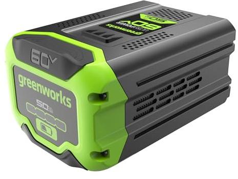 Greenworks 60V 5.0AH Ultra Power Battery | Provides Fade-Free Power for Maximum Performance | Compatible with 75+ Greenworks Tools