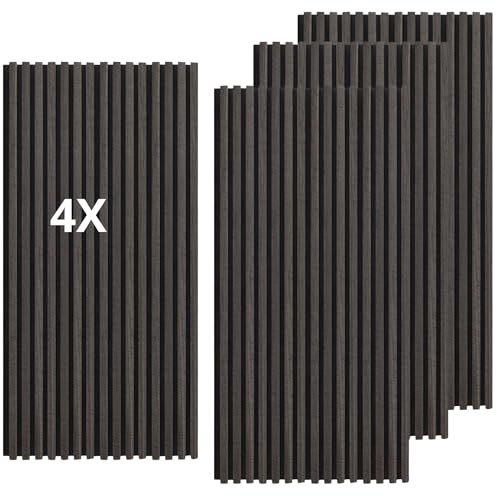Set 4 pannelli effetto dogato rivestimento parete soffitto polimero plastico interno esterno 60x240 cm incastro laterale tagliabili rigidi decorativi marrone linea diritta