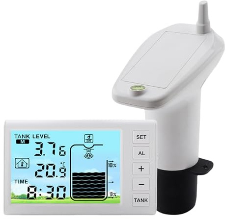 Appareil émetteur de capteur d'eau – Capteur de moniteur d'eau | Hygromètre ABS | Compteur d'eau pour aquarium | Testeur d'eau électronique | Détecteur de fuite d'eau sans fil pour système d'alarme