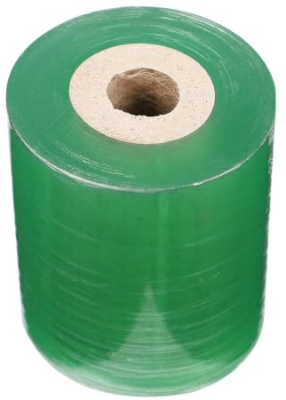 DECOMELODY Cinta de Injerto Autoadhesiva para Árboles Frutales, Film de PVC Transparente de 6 Cm, 4 Rollos para Injertos en Cítricos, Nueces y Pecanas, Estirable y Flexible para Jardín