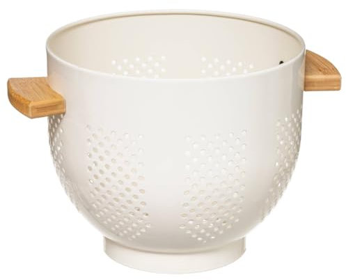 Passoire XL moderne avec poignées résistantes (Blanc)