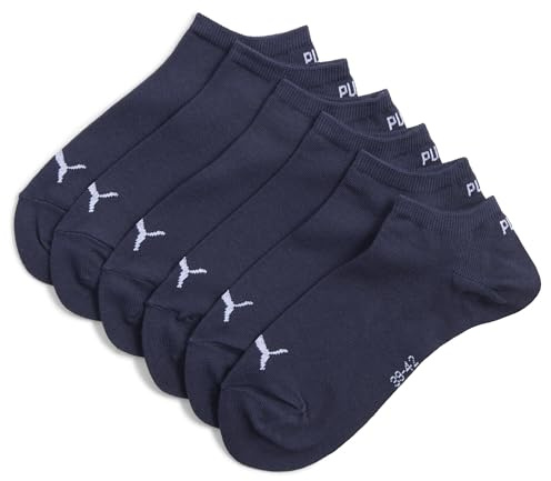 PUMA Unisex 261080001 Sneaker Sock, Navy, 6-8 EU