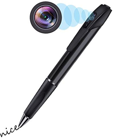 RUMUCF Caméra cachée au stylo, caméra espion mini HD 1080P, enregistrement vidéo et prise de vue, caméra portable, petite caméra de sécurité pour réunion d'entreprise/salle de classe.