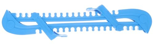 Cabilock Protectores para Patines de Hielo Resistentes al Desgaste Funda Azul para Cuchillas de Patinaje Protector Práctico y Portátil para Hockey y Patinaje Artístico