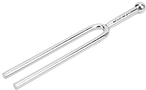 Fabater Rostfritt Stål Standard A 440Hz Stämgaffel Klar Noggrannhet Långt Ljud Bekväm Stämning för Violingitarr Silver