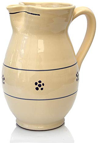 Colì, Pichet Ursulo 20 cm Série Stelle, Pichet à Eau, Pichet à vin, Pichet et pichets de Table, Pichet en Terre Cuite
