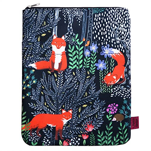 Fox Forest Buchschoner mit Reißverschluss, 27,9 x 21,6 cm, Geschenk Fuchs für Mädchen