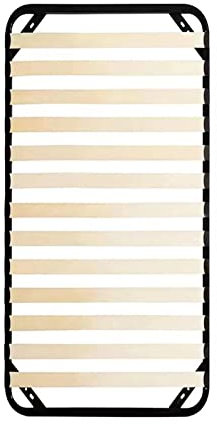 IZTOSS Sommier 90x190cm Sommier à Lattes pour Adulte en Bois(Sommier 90x190-0pied)