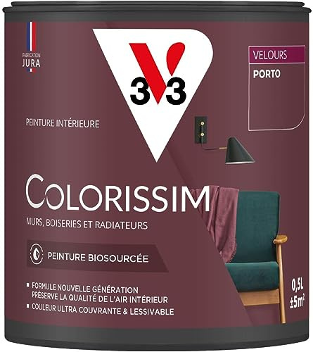 V33 Peinture multi-supports Colorissim® Porto Velours 0,5L