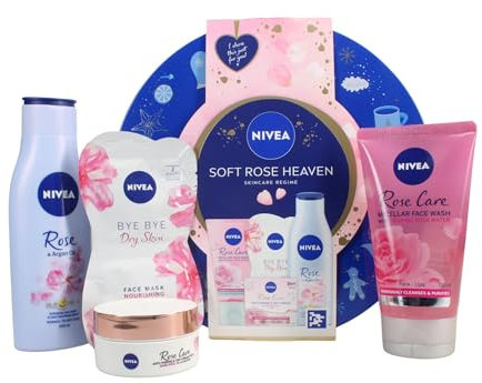 Nivea Womens Soft Rose Heaven Skincare Regime Gift Set