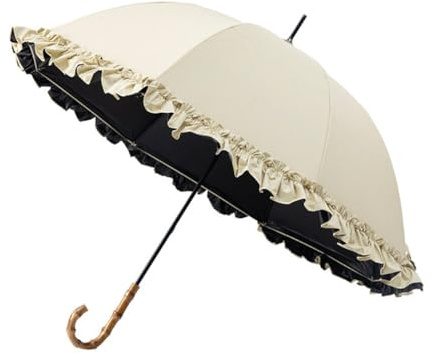 Asudaro Umbrella Woman Lace Rain Umbrella, Frill Wedding Umbrella,Lace Umbrella Parasol Vintage,For Lady Costume, Children'S Stage Performance,100 * 80cm
