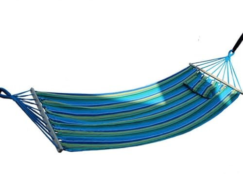 Hängmatta Camping 200x80 Cm 1 Person Utomhushängmatta, Bärbar Camping Utomhushängmatta Med Bärväska För Sovrum Hängmatta för Trädgård(A)