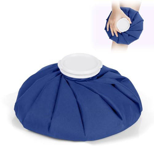 AOOWU Poche De Glace Réutilisable, 11 Pouces Sac De Chaleur Et De Froid Réutilisable, Réutilisable Chaud Froid Poche Glace d'Urgence, Pour Tête, Dos, Cou, Paule Blessures Sportives Soulagement Douleur