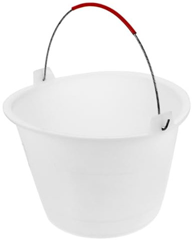 KONTONTY Seau À Béton Portable en Plastique avec Poignée Vide pour Chantier De Construction